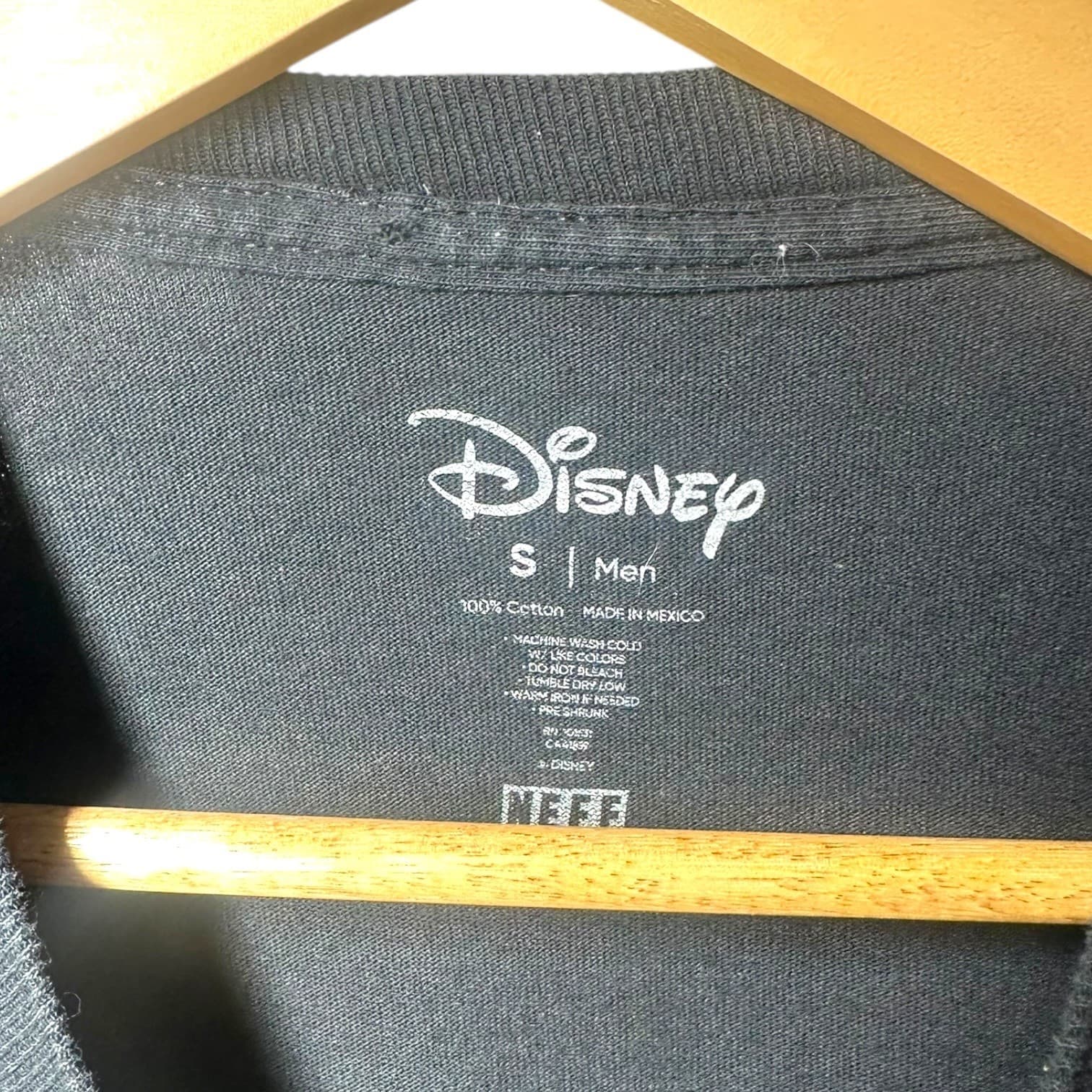 Disney Men Mickey Mouse Graphic Long Sleeve T Shirt Black Size S - Thumbnail 6