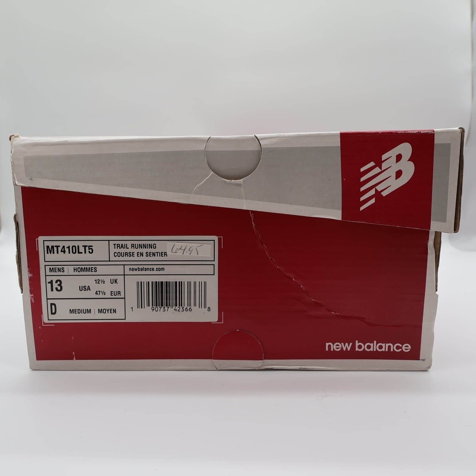 New Balance 410v5 Trail Running Shoes Mens 13 Gray Synthetic MT410LT5 Terrain - Thumbnail 7