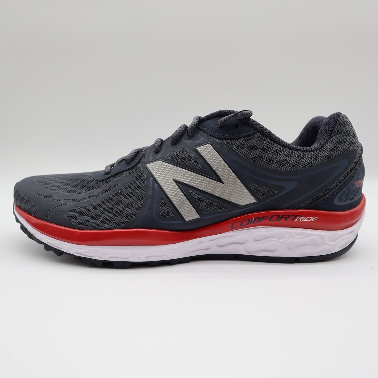 New Balance 720v3 Running Shoes Mens 9.5 Gray Red Synthetic Comfort Ride M720LG3 - Thumbnail 9