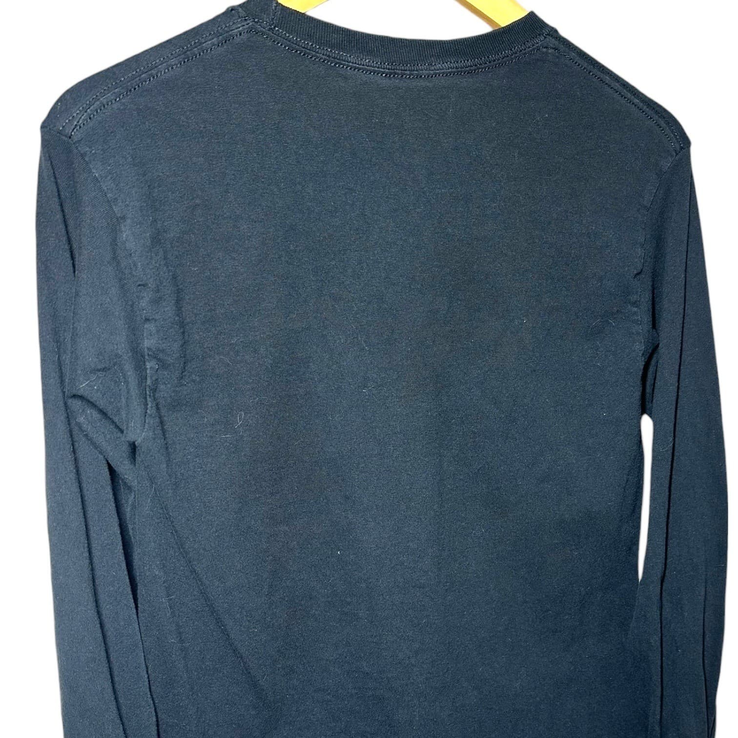 Disney Men Mickey Mouse Graphic Long Sleeve T Shirt Black Size S - Thumbnail 5