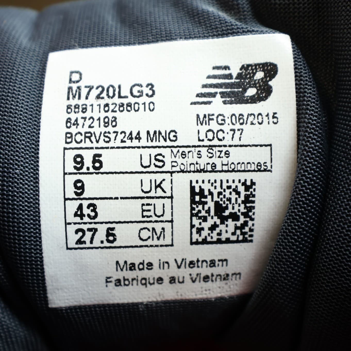 New Balance 720v3 Running Shoes Mens 9.5 Gray Red Synthetic Comfort Ride M720LG3 - Thumbnail 6