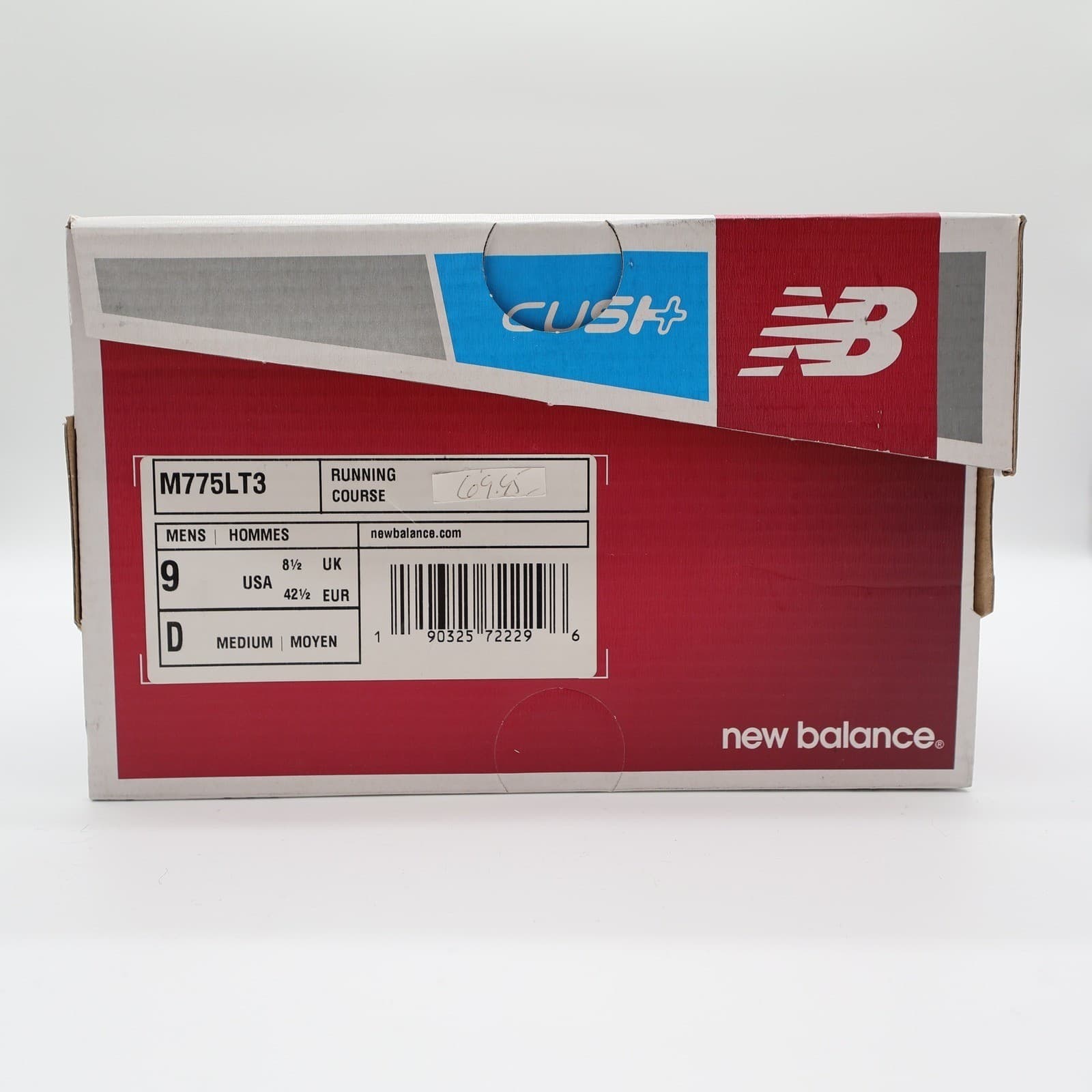 New Balance 775 v3 Running Shoes Mens 9 Black Grey Mesh M775LT3 Cush+ Athletic - Thumbnail 7