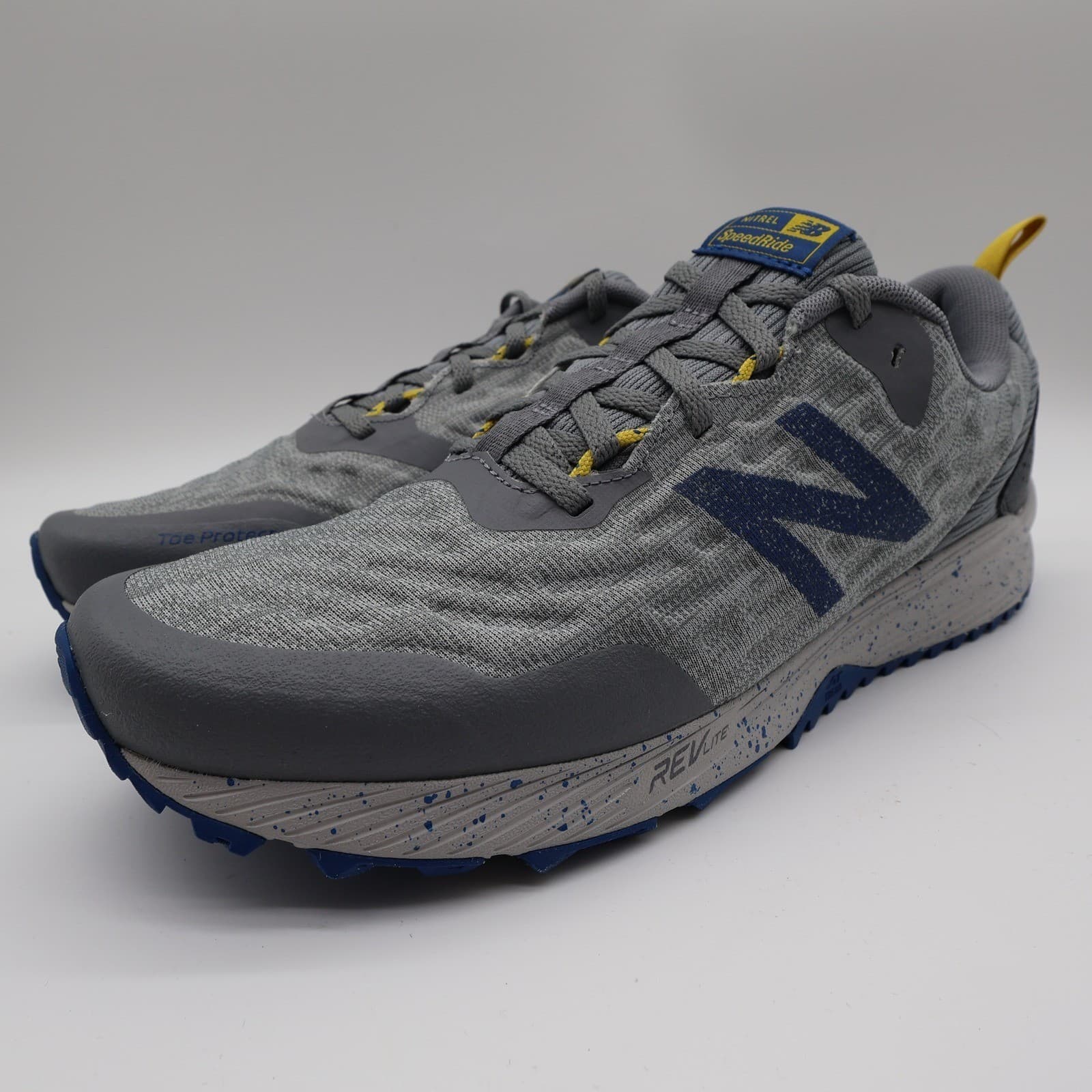 New Balance Nitrel v3 Trail Running Mens 10 Grey Blue Synthetic MTNTRLN3 Sneaker - Thumbnail 2