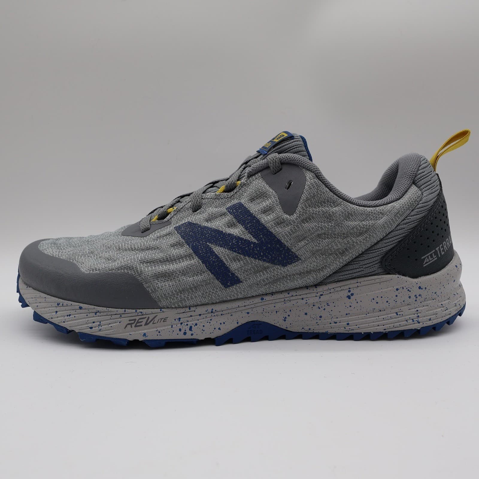 New Balance Nitrel v3 Trail Running Mens 10 Grey Blue Synthetic MTNTRLN3 Sneaker - Thumbnail 11