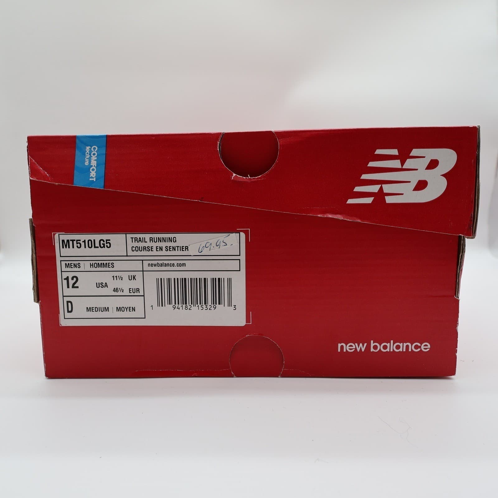 New Balance 510v5 Trail Running Shoes Mens 12 Grey Synthetic MT510LG5 Athletic - Thumbnail 7