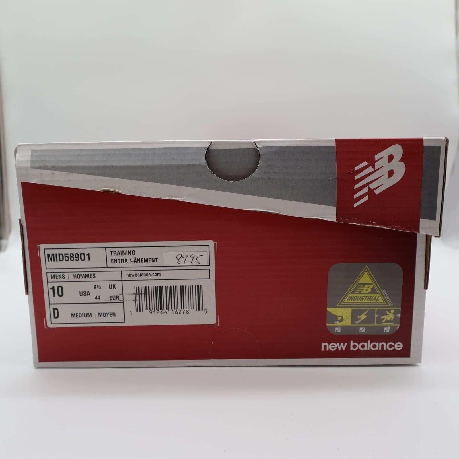 New Balance 589 Industrial Mens Size 10 Grey Mesh Composite Toe Shoes MID589 - Thumbnail 7