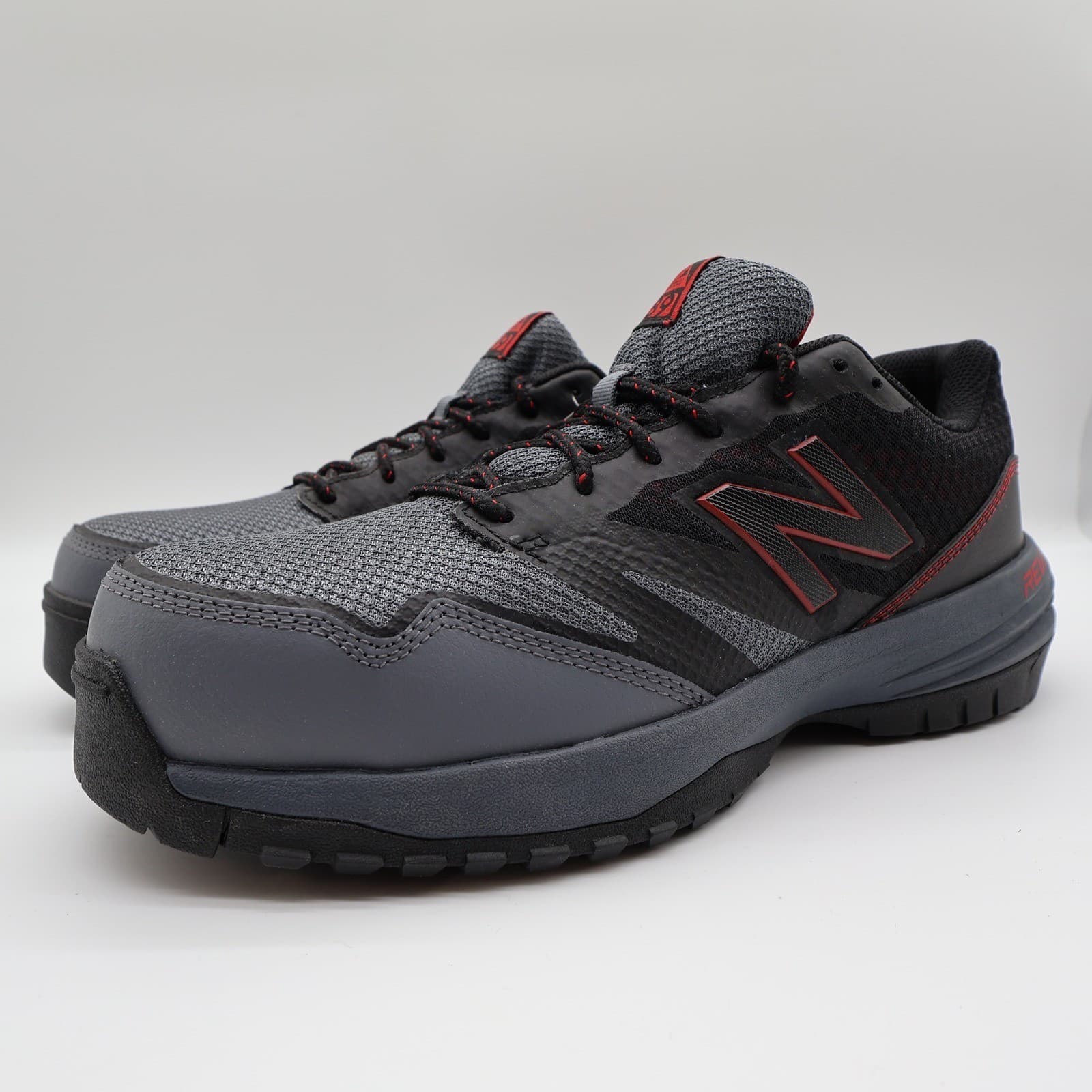 New Balance 589 Industrial Mens Size 10 Grey Mesh Composite Toe Shoes MID589 - Thumbnail 2