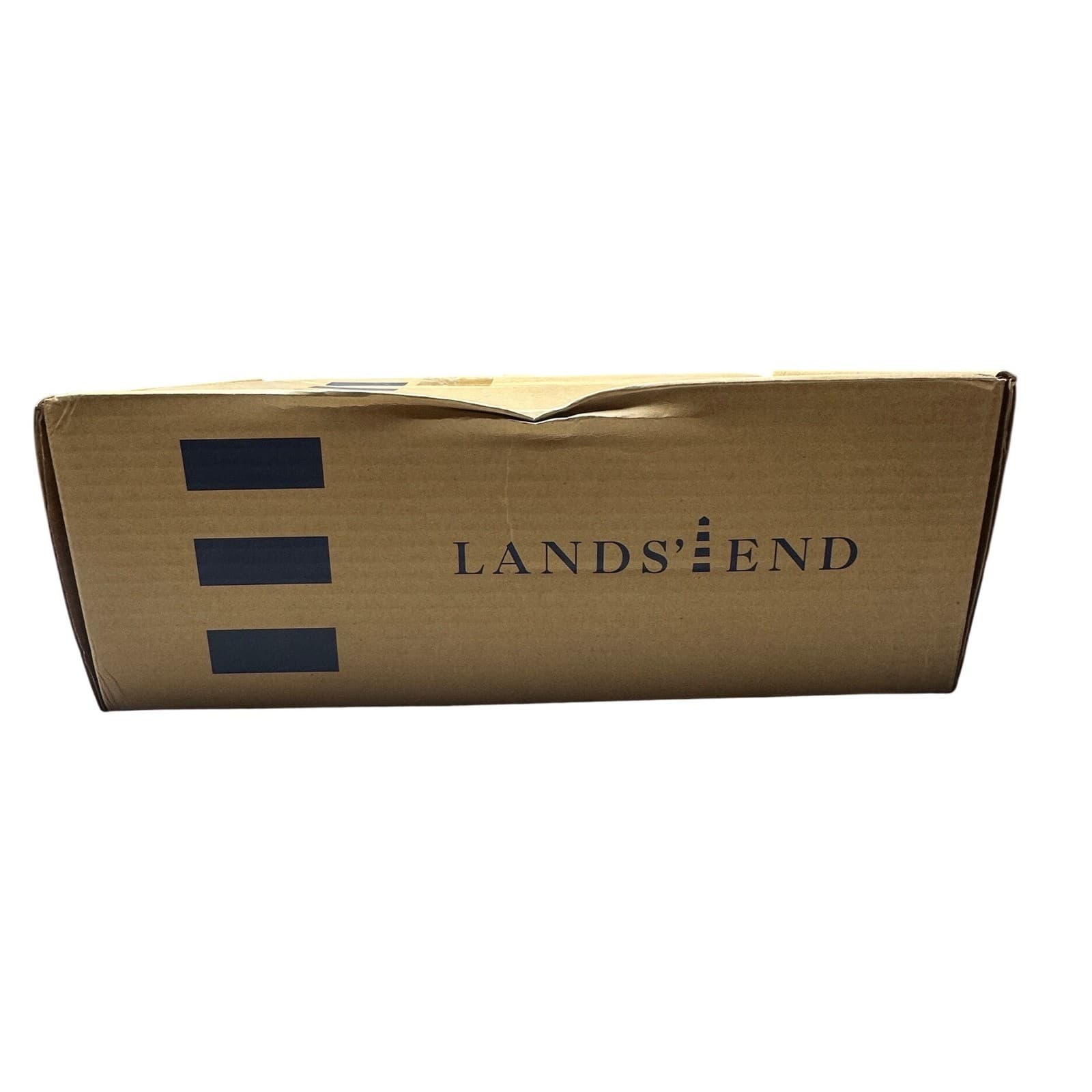 Lands' End Wingtip Oxford Men's 13D Dark Brown Suede NEW Dress Shoes - Thumbnail 7