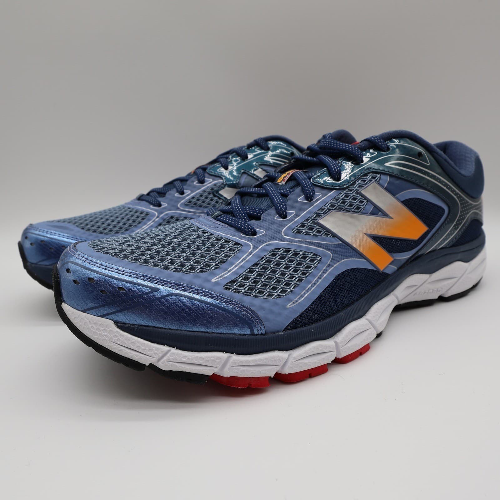 New Balance 860v6 Running Shoes Mens 13 Blue Synthetic Stability M860BW6 Sneaker - Thumbnail 2