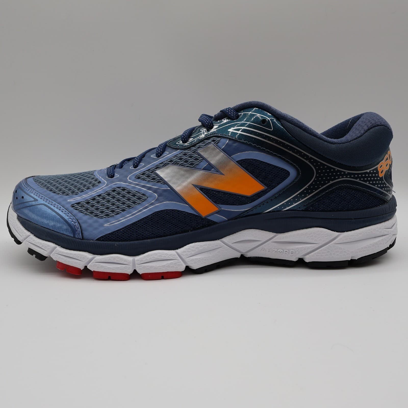 New Balance 860v6 Running Shoes Mens 13 Blue Synthetic Stability M860BW6 Sneaker - Thumbnail 13