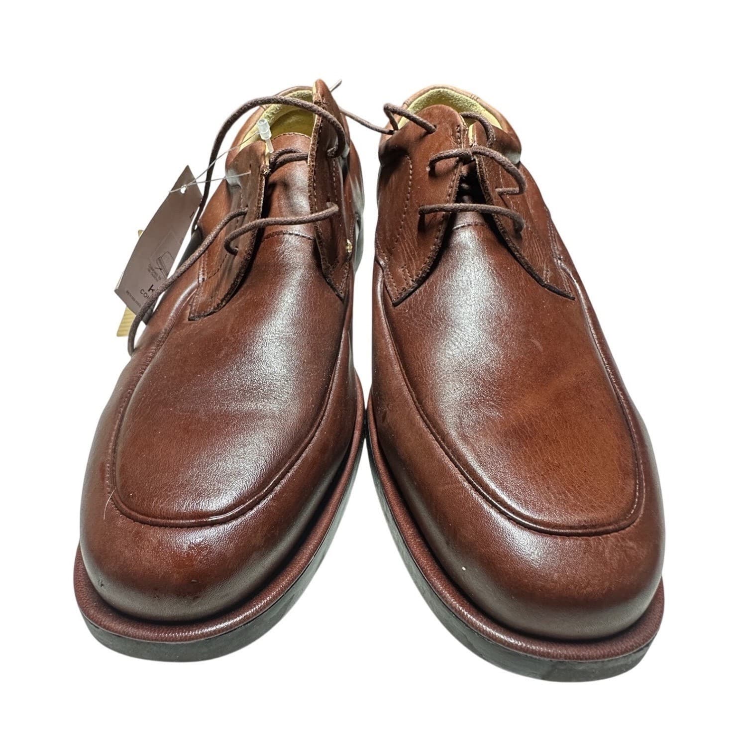 Deer Stags Arthur Mens Size 13 Brown Smooth Moc Toe Oxford Dress Shoes NWT - Thumbnail 3