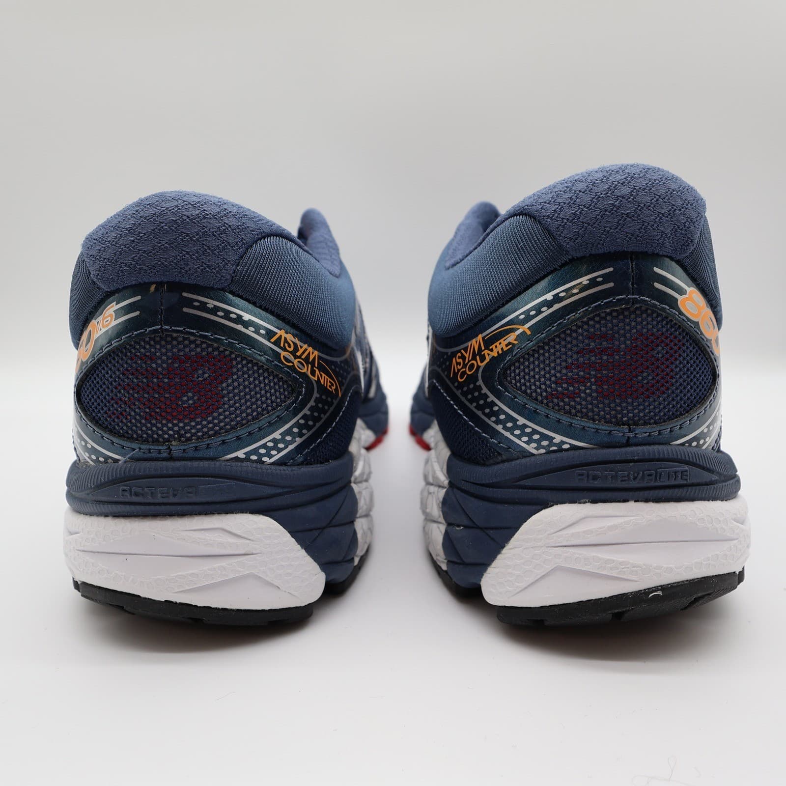 New Balance 860v6 Running Shoes Mens 13 Blue Synthetic Stability M860BW6 Sneaker - Thumbnail 4