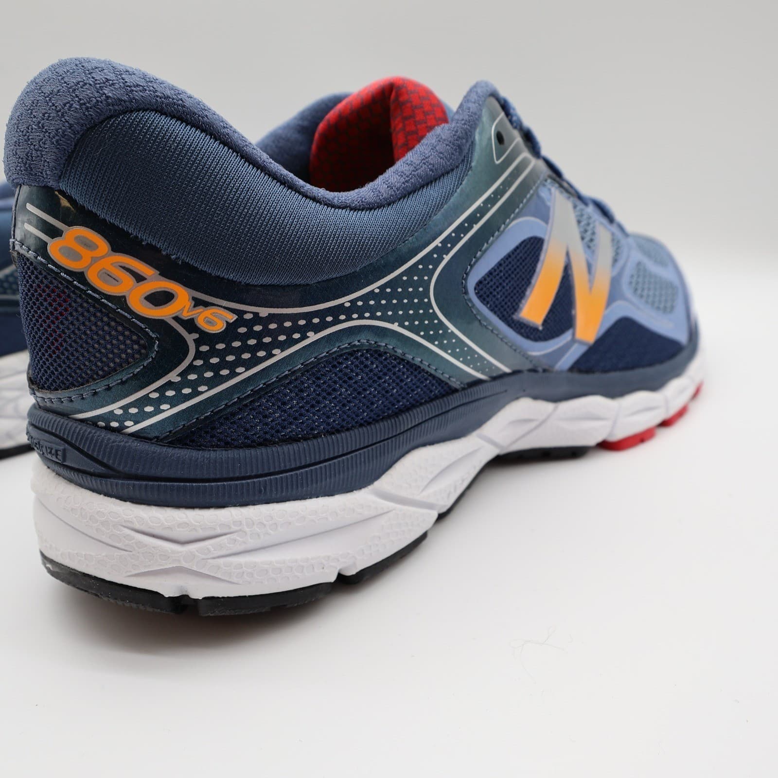 New Balance 860v6 Running Shoes Mens 13 Blue Synthetic Stability M860BW6 Sneaker - Thumbnail 9