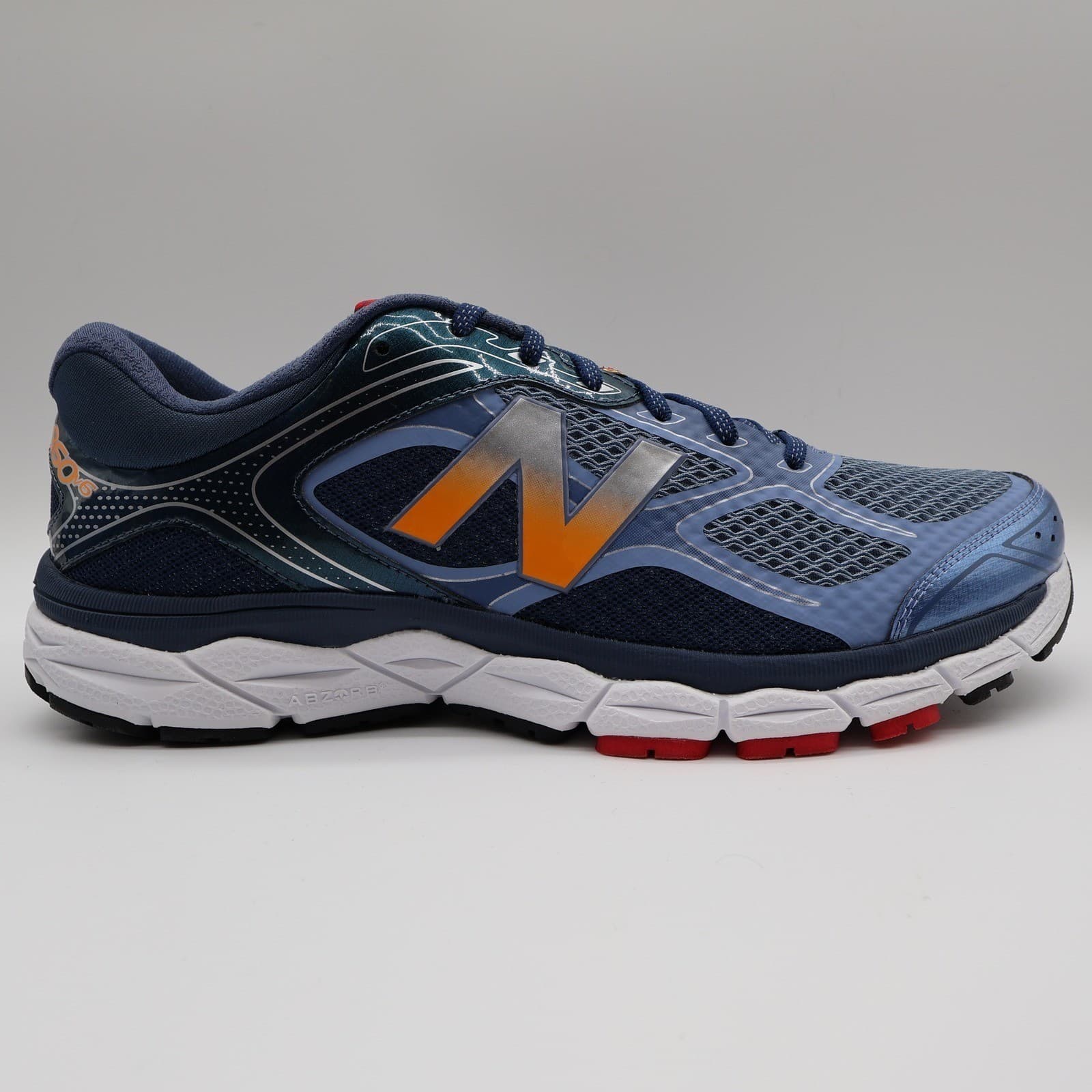 New Balance 860v6 Running Shoes Mens 13 Blue Synthetic Stability M860BW6 Sneaker - Thumbnail 10