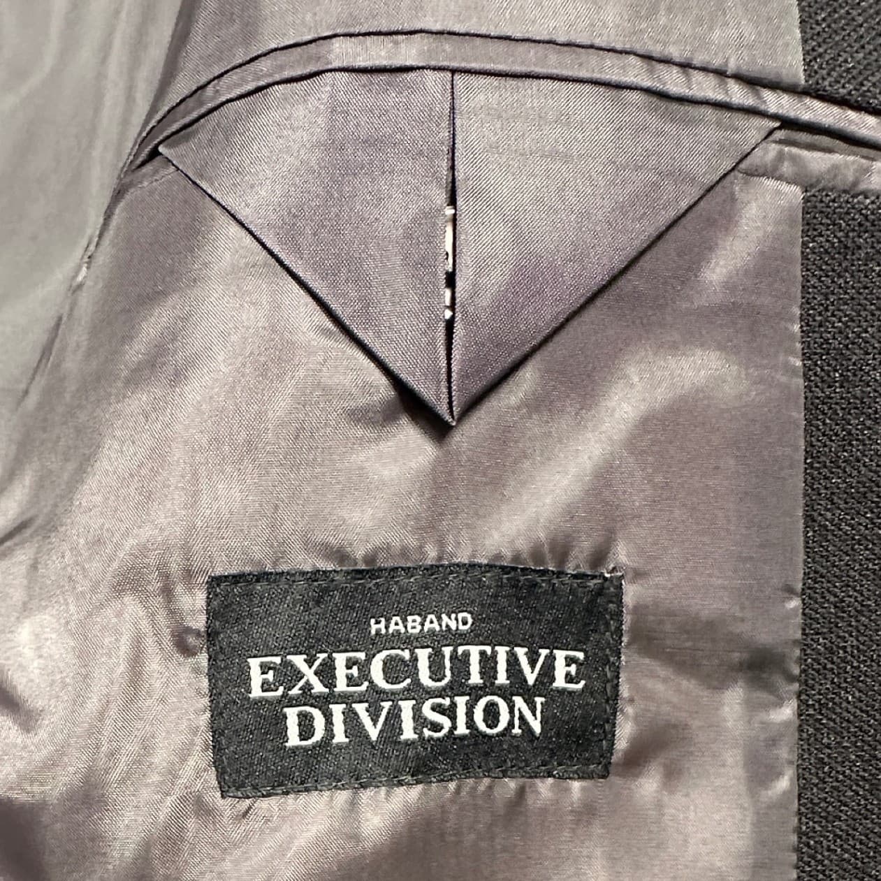 Haband Executive Division Blazer Mens 46L Charcoal Gray 2 Button Sport Coat - Thumbnail 7