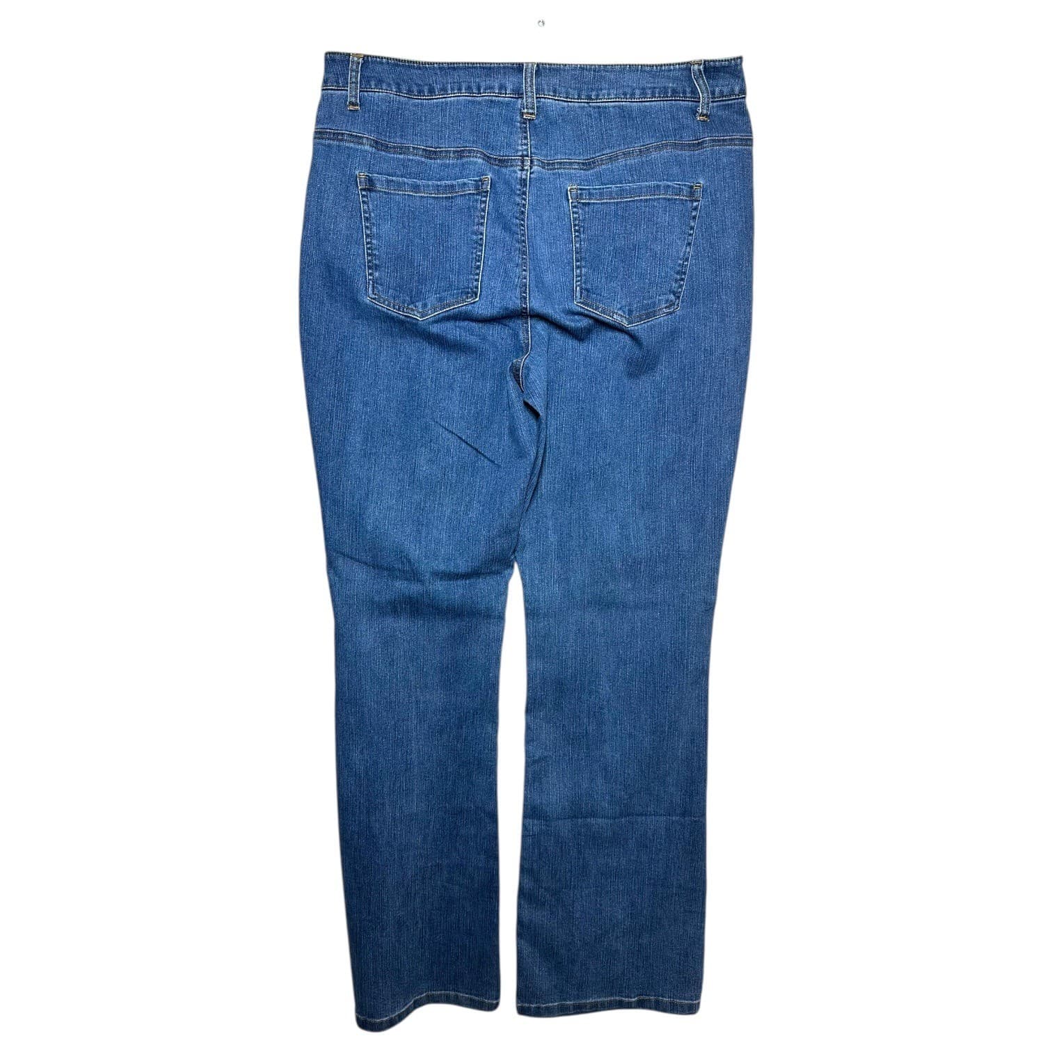 Chadwicks by Boston Classic Boot Jeans Women 14 Blue Denim Bootcut - Thumbnail 2
