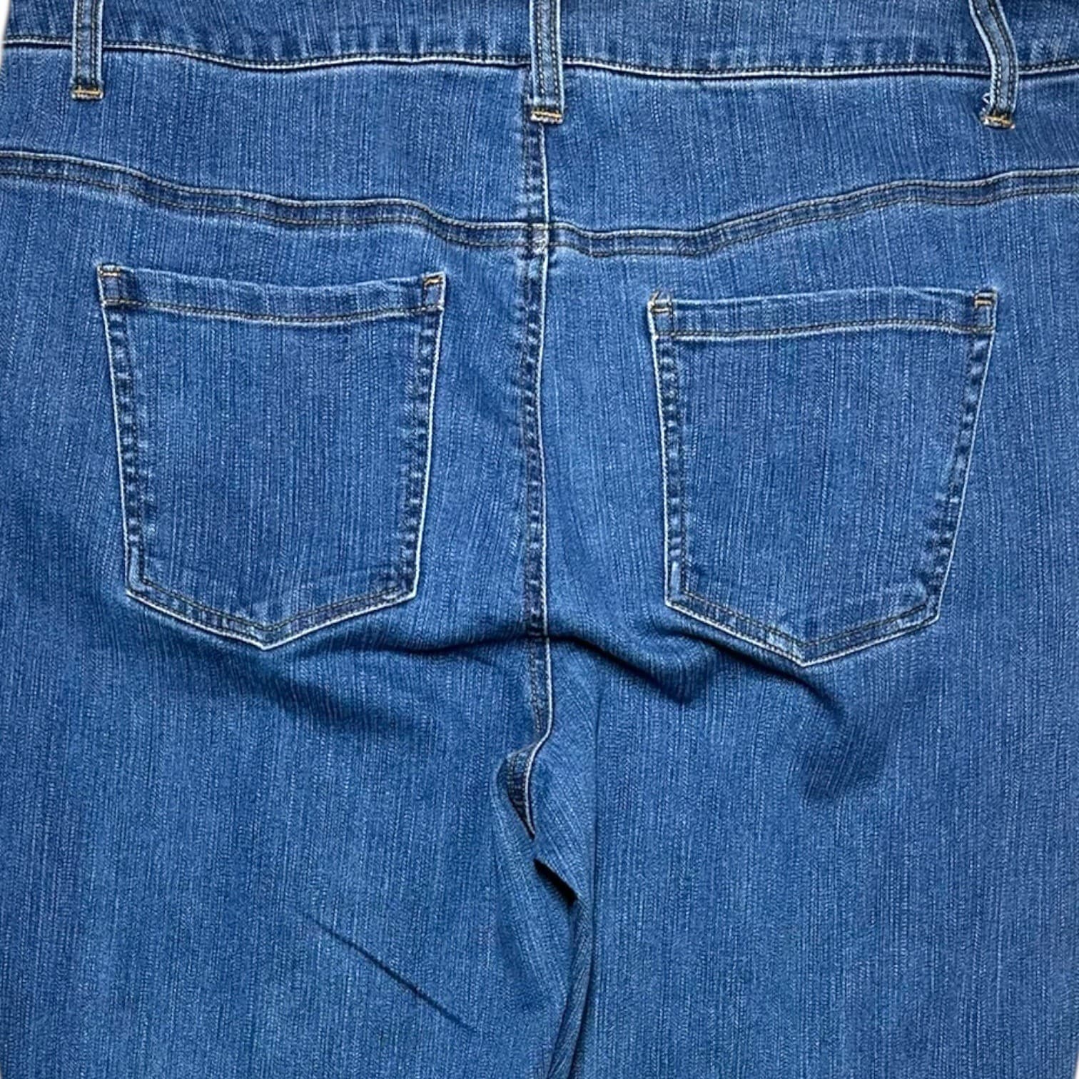 Chadwicks by Boston Classic Boot Jeans Women 14 Blue Denim Bootcut - Thumbnail 5