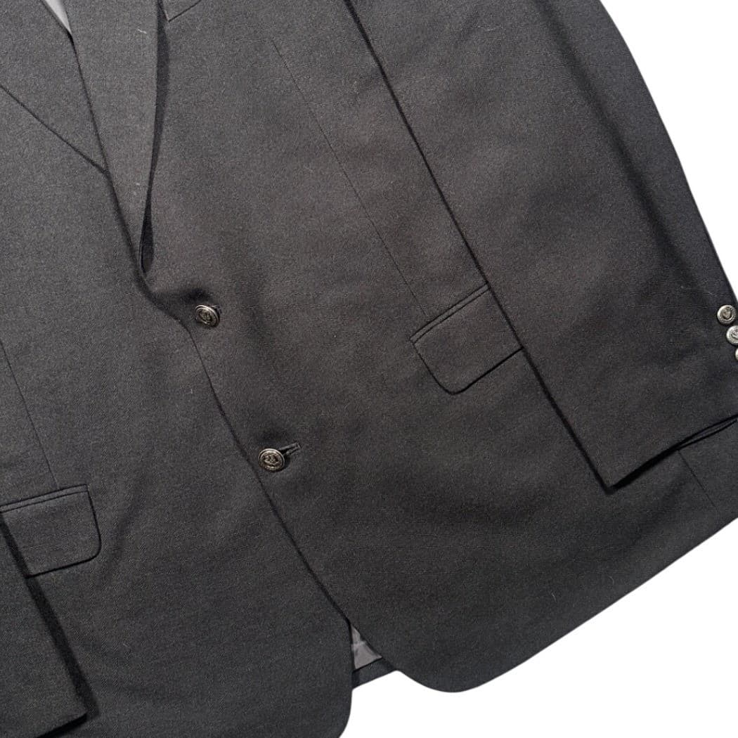 Haband Executive Division Blazer Mens 46L Charcoal Gray 2 Button Sport Coat - Thumbnail 6