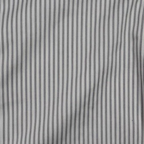 Kenneth Cole Dress Shirt Mens Medium White Excellent Striped Slim Fit Non Iron - Thumbnail 6