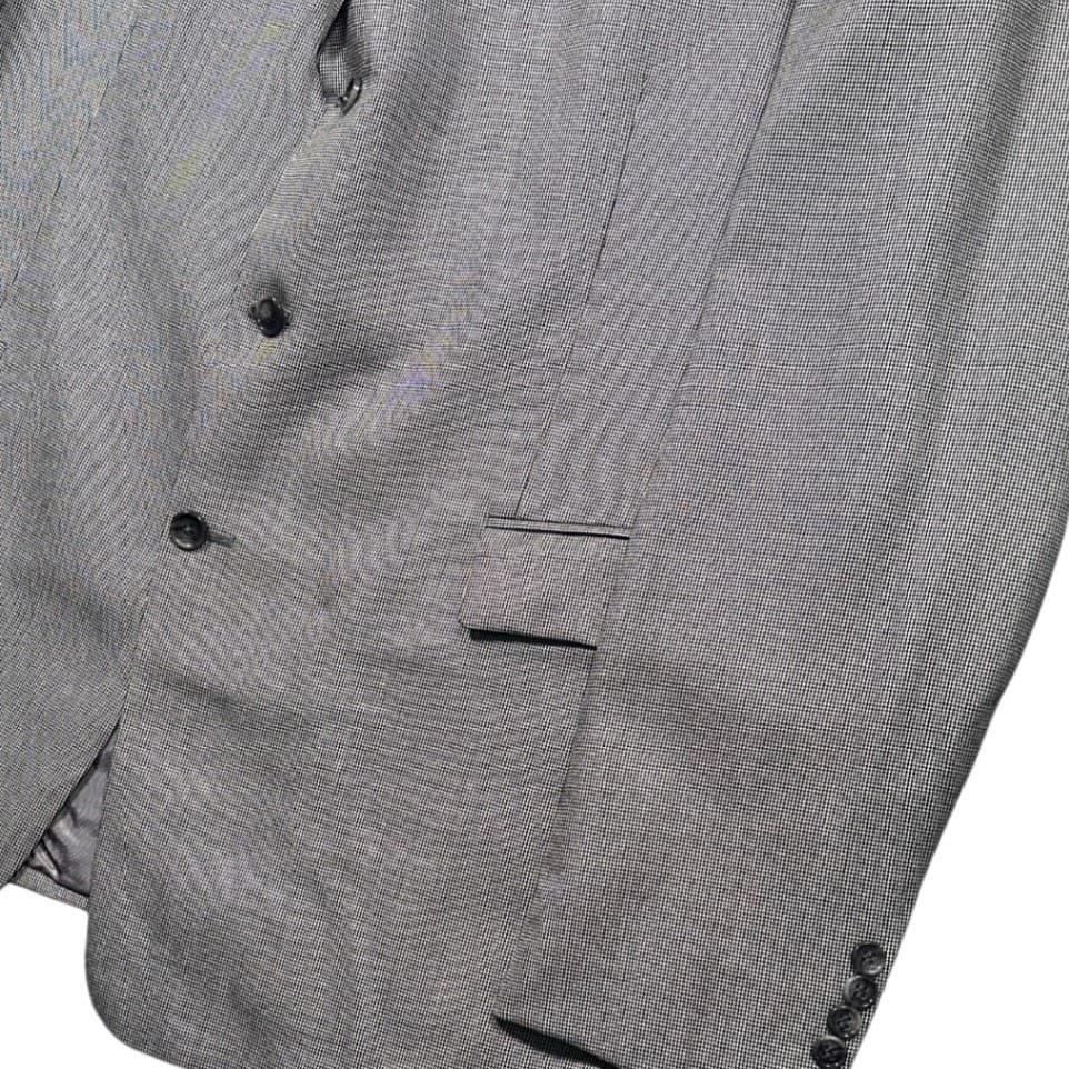 Stafford Executive Blazer Mens 48L Grey 3-Button Sport Coat Patterned - Thumbnail 6