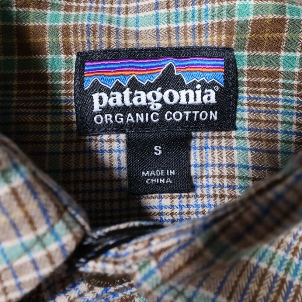 Patagonia Button Up Shirt Mens S Brown Excellent Plaid Organic Cotton Flannel - Thumbnail 7