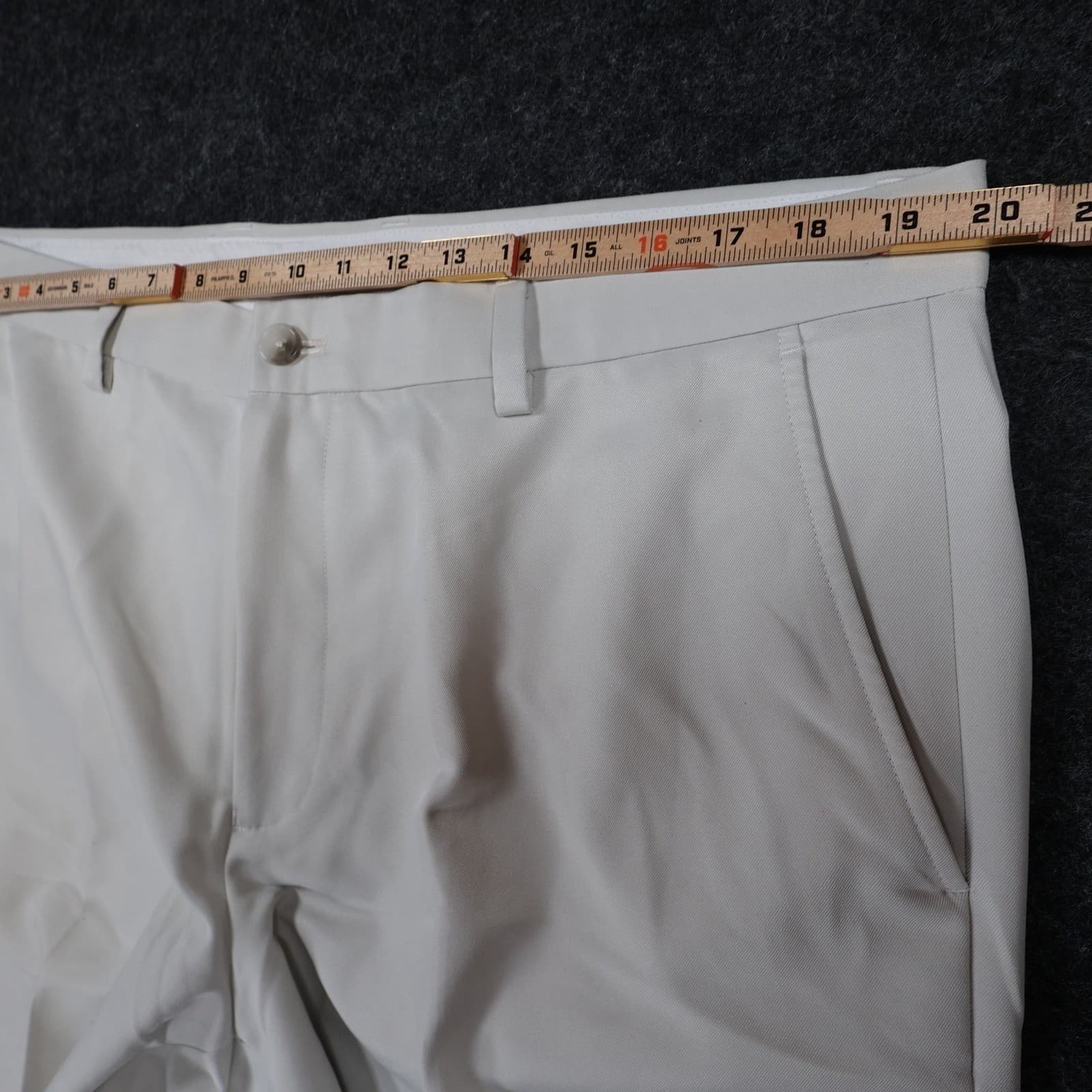 Greg Norman Golf Pants Mens 38x32 Beige Polyester Five Iron Regular Trousers - Thumbnail 6