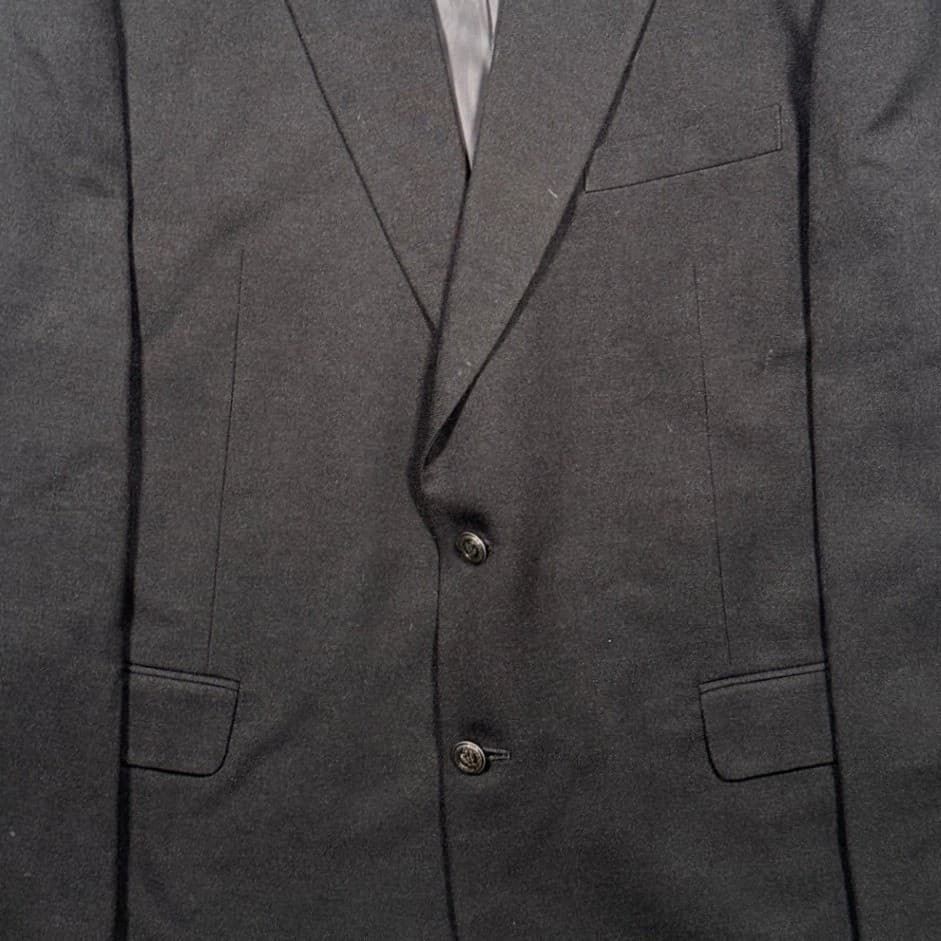 Haband Executive Division Blazer Mens 46L Charcoal Gray 2 Button Sport Coat - Thumbnail 5