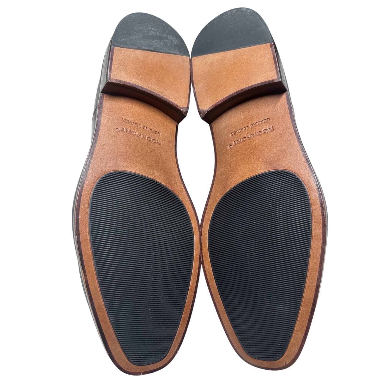 Rockport Reserve Winsford Mens 13 Tan Burnished Leather Cap Toe Oxfords NWT - Thumbnail 6