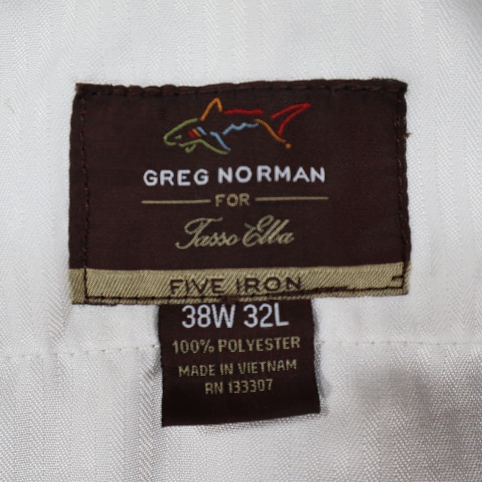 Greg Norman Golf Pants Mens 38x32 Beige Polyester Five Iron Regular Trousers - Thumbnail 7