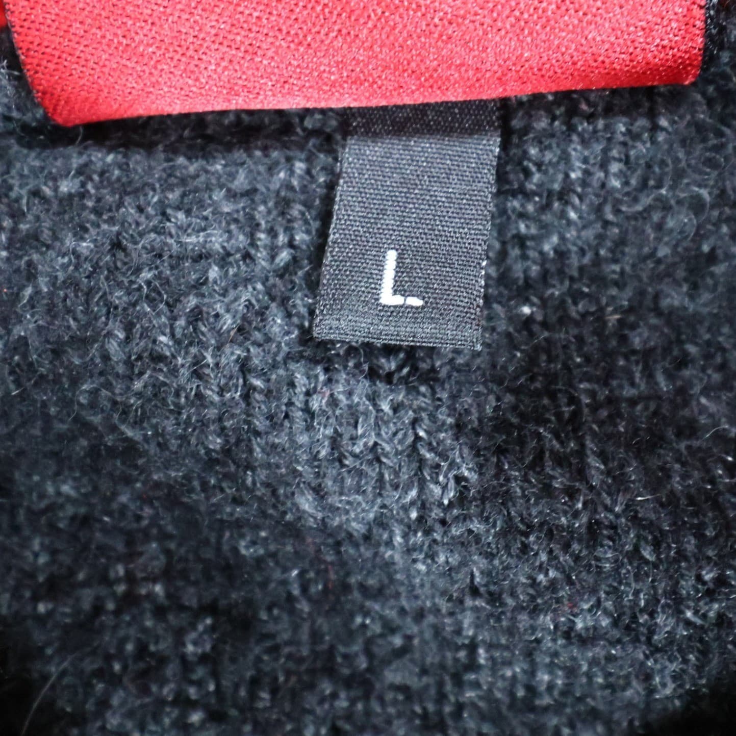 s.Cool Sports Quarter Zip Sweater Mens L Charcoal Excellent Striped Merino Wool - Thumbnail 8