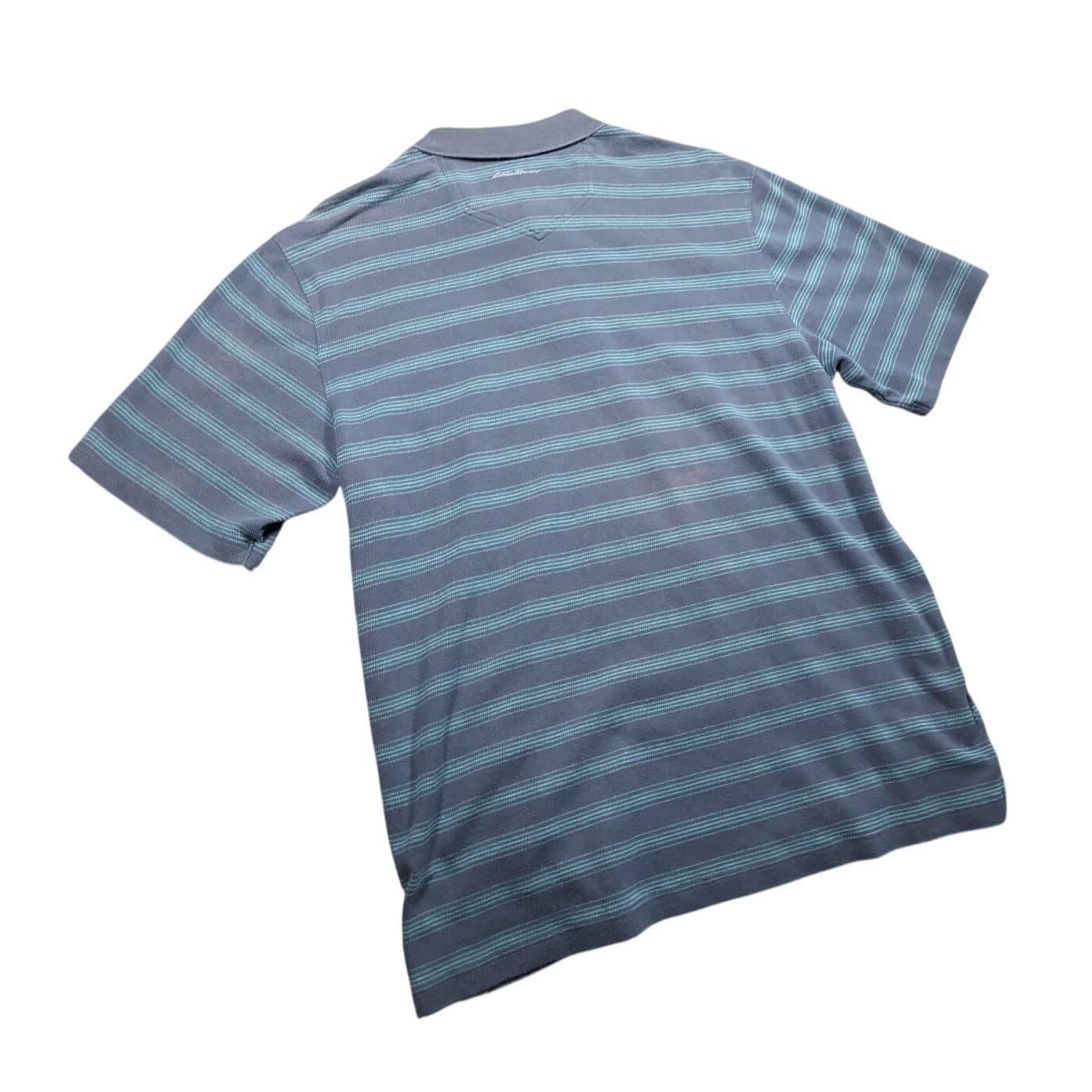 Eddie Bauer Travex Polo Shirt Mens Large Blue Excellent Vintage - Thumbnail 5