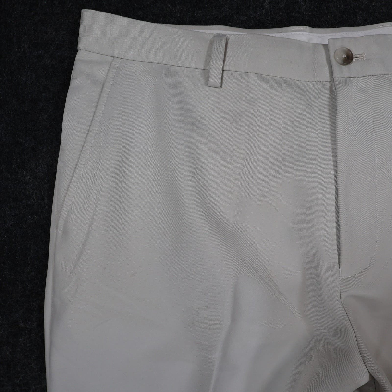 Greg Norman Golf Pants Mens 38x32 Beige Polyester Five Iron Regular Trousers - Thumbnail 10