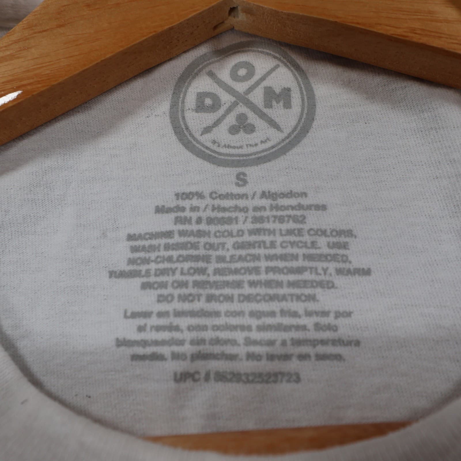 DOM T Shirt Mens Small White Excellent Blessed Rainbow Graphic Tee - Thumbnail 7