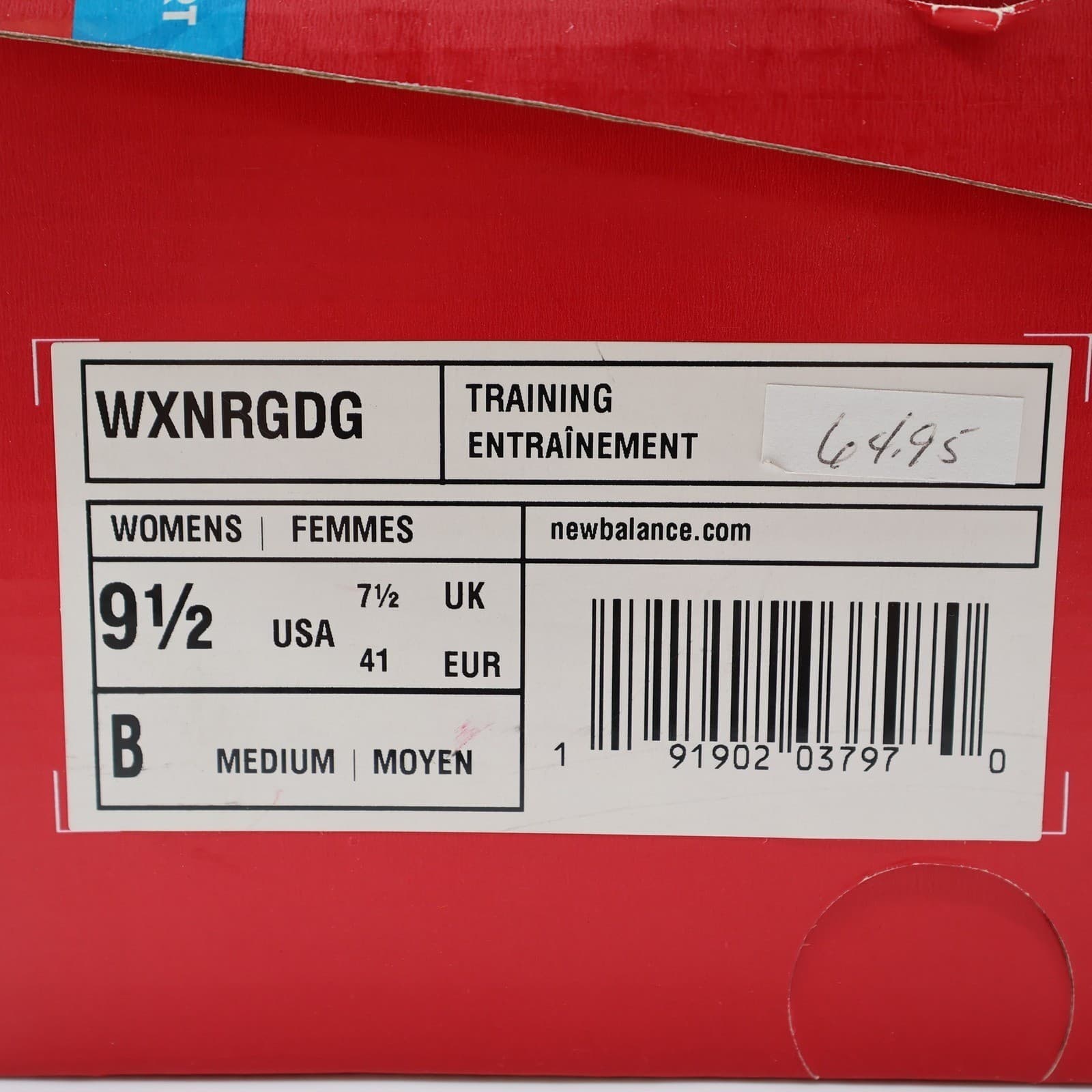 New Balance FuelCore Nergize Womens 9.5 Grey Textile Training Shoe WXNRGDG - Thumbnail 7