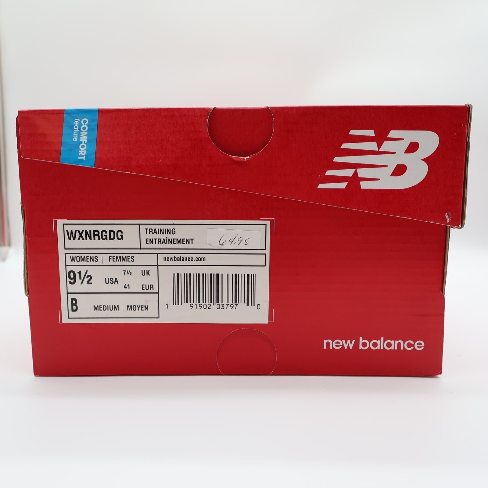 New Balance FuelCore Nergize Womens 9.5 Grey Textile Training Shoe WXNRGDG - Thumbnail 9