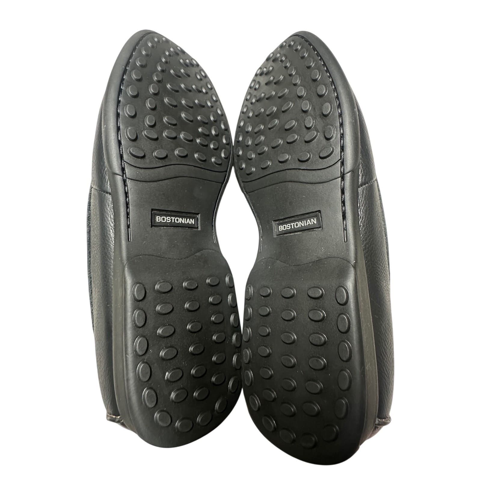 Bostonian Highlands SMU Loafers Mens 13 M Black NEW Leather Slip On Shoes - Thumbnail 6
