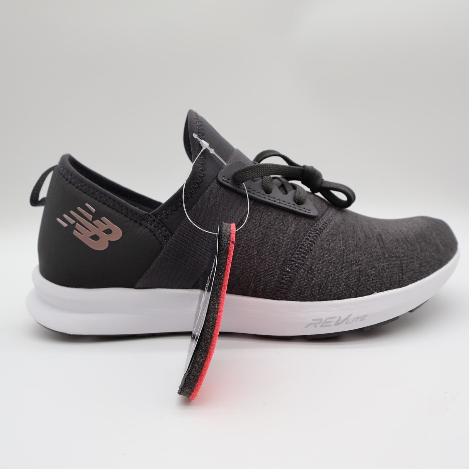 New Balance FuelCore Nergize Womens 9.5 Grey Textile Training Shoe WXNRGDG - Thumbnail 13