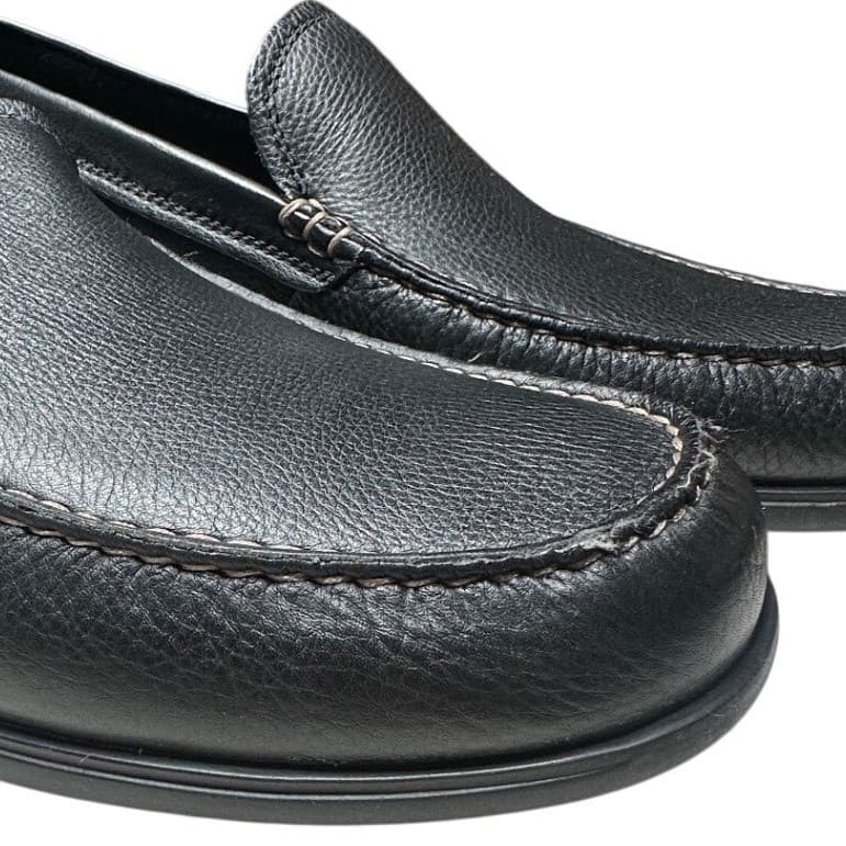 Bostonian Highlands SMU Loafers Mens 13 M Black NEW Leather Slip On Shoes - Thumbnail 3