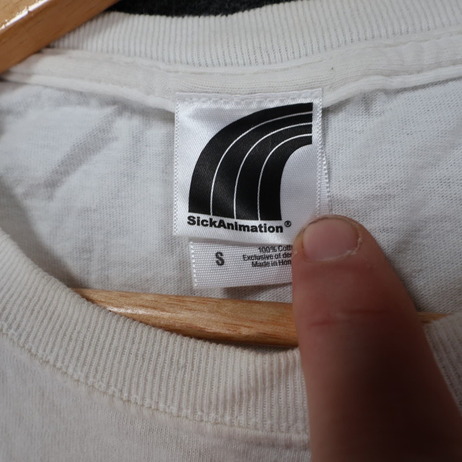 SickAnimation T Shirt Mens Small White Excellent Sex Drugs and Rock n LOL - Thumbnail 7