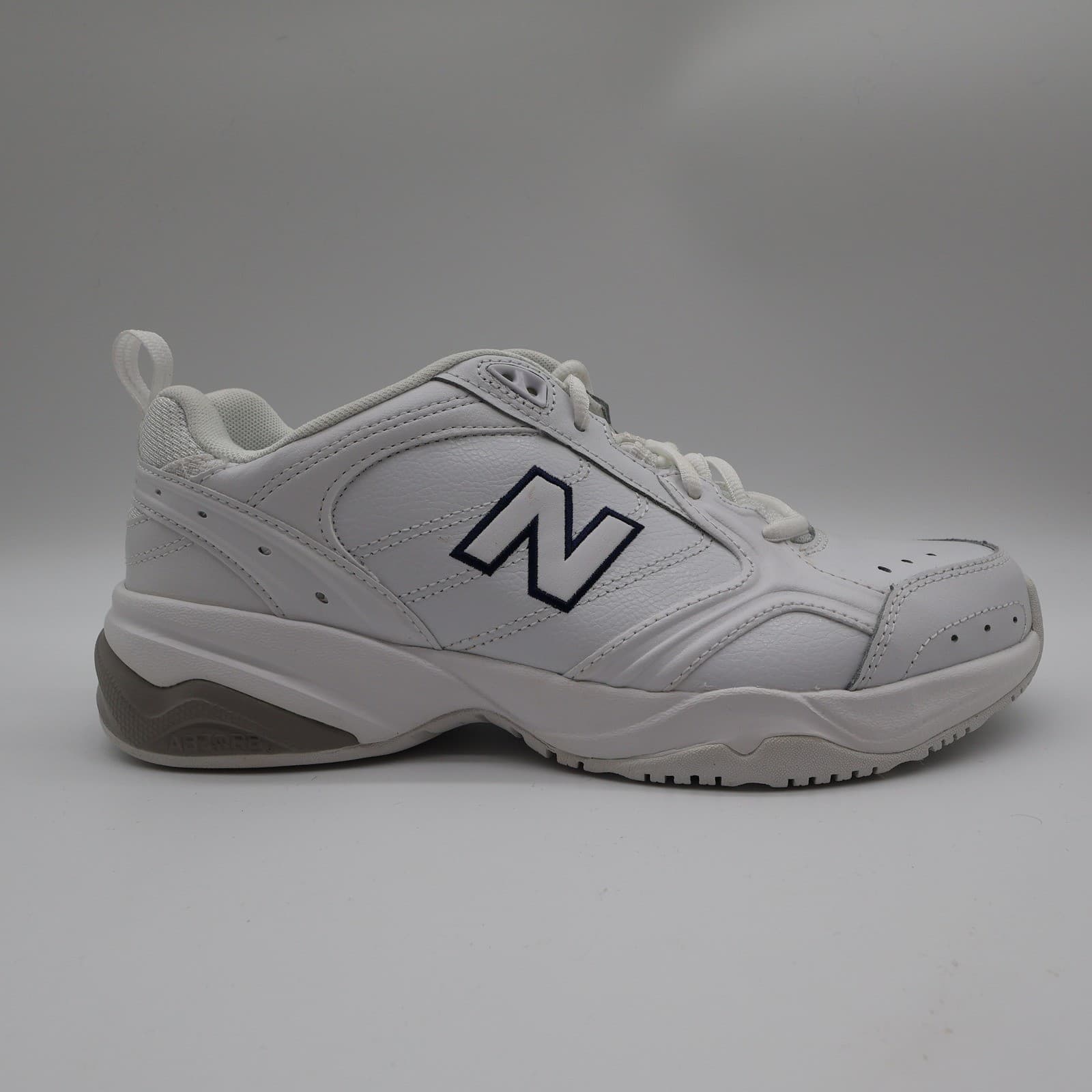 New Balance 624 Training Shoes Womens 10 White Leather WX624WT2 Cross Trainers - Thumbnail 12