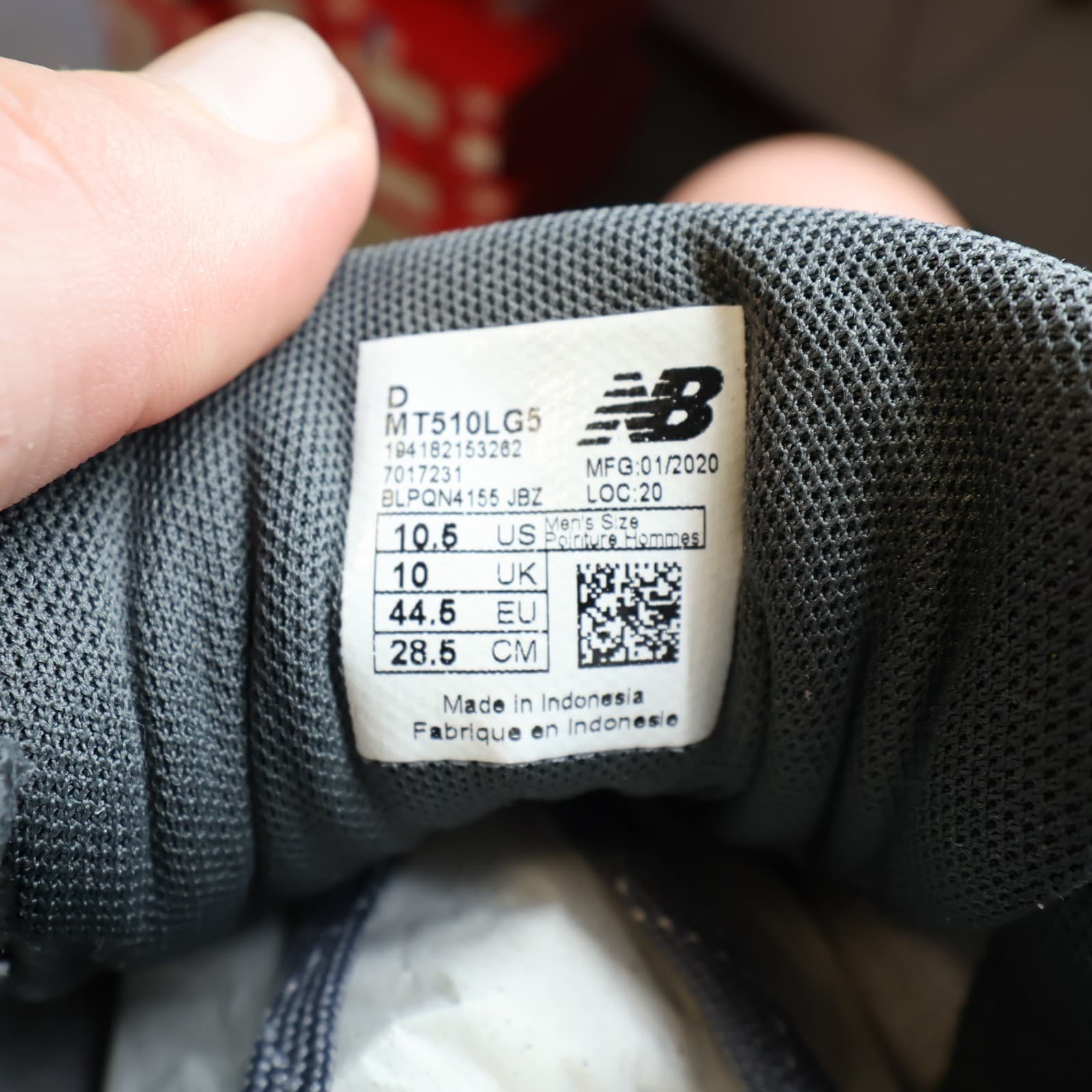 New Balance Trail Running Shoes Mens 10.5 Grey Synthetic MT510LG5 AT Tread Hike - Thumbnail 6