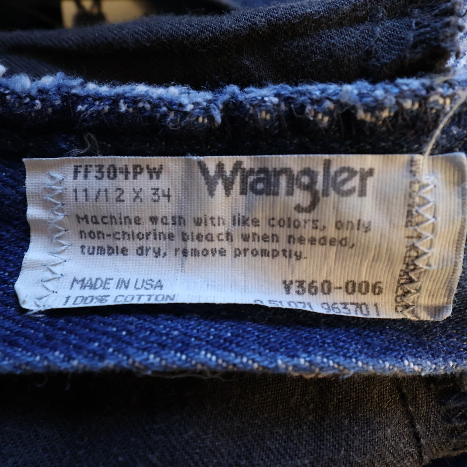 Wrangler Jeans Women 11/12 Blue Excellent Vintage High Rise Western Denim - Thumbnail 7