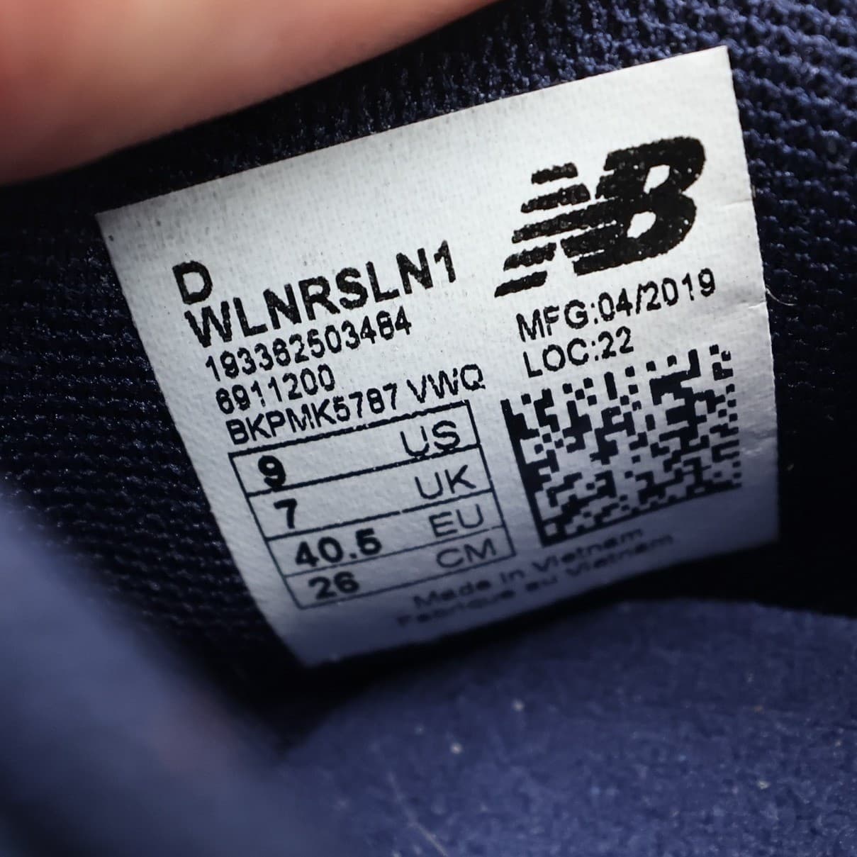 New Balance FuelCore Nergize Running Shoes Womens 9 Wide Navy Blue WLNRSLN1 Mesh - Thumbnail 6