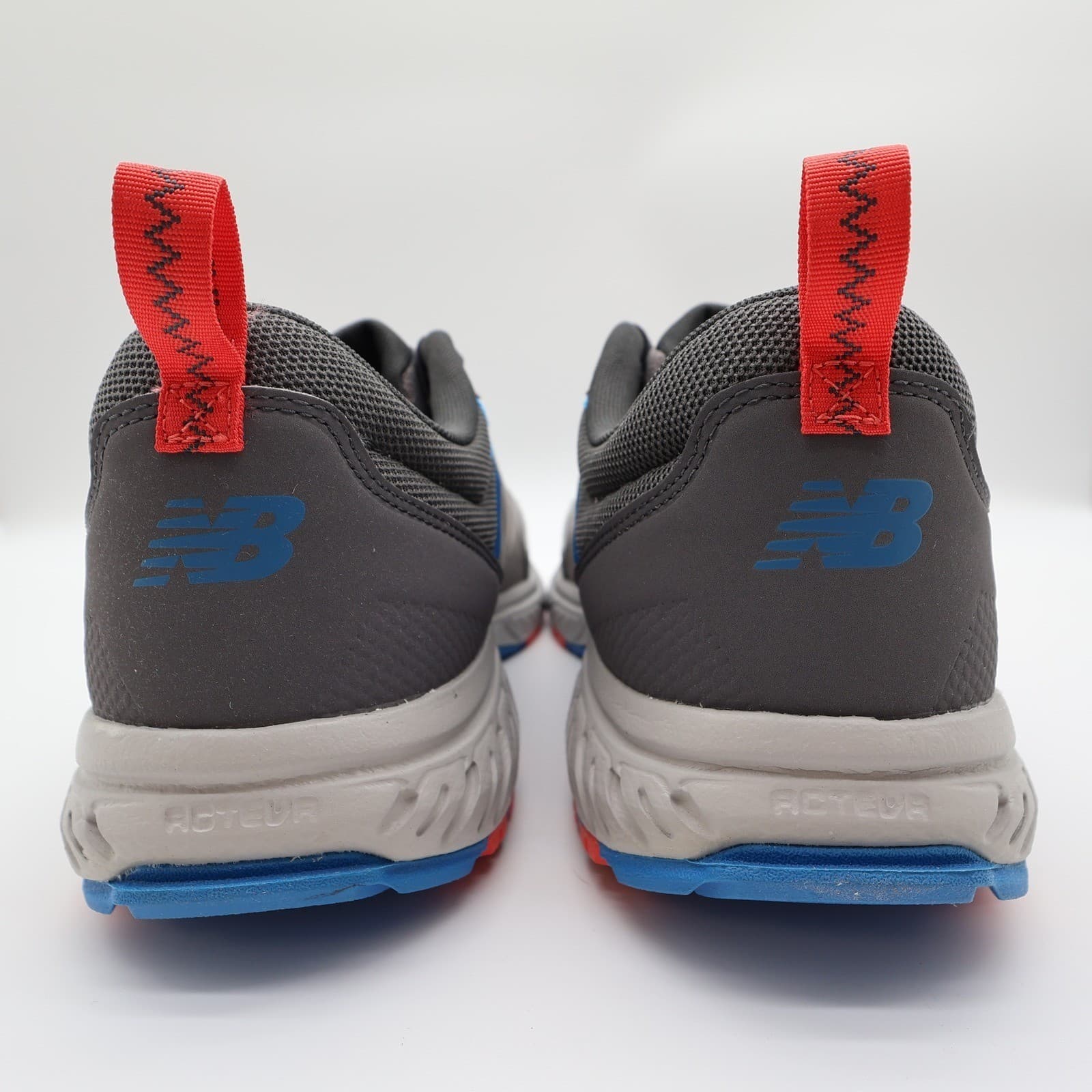 New Balance 510v5 Trail Running Shoes Mens 13 Gray Blue Orange MT510LG5 Athletic - Thumbnail 4