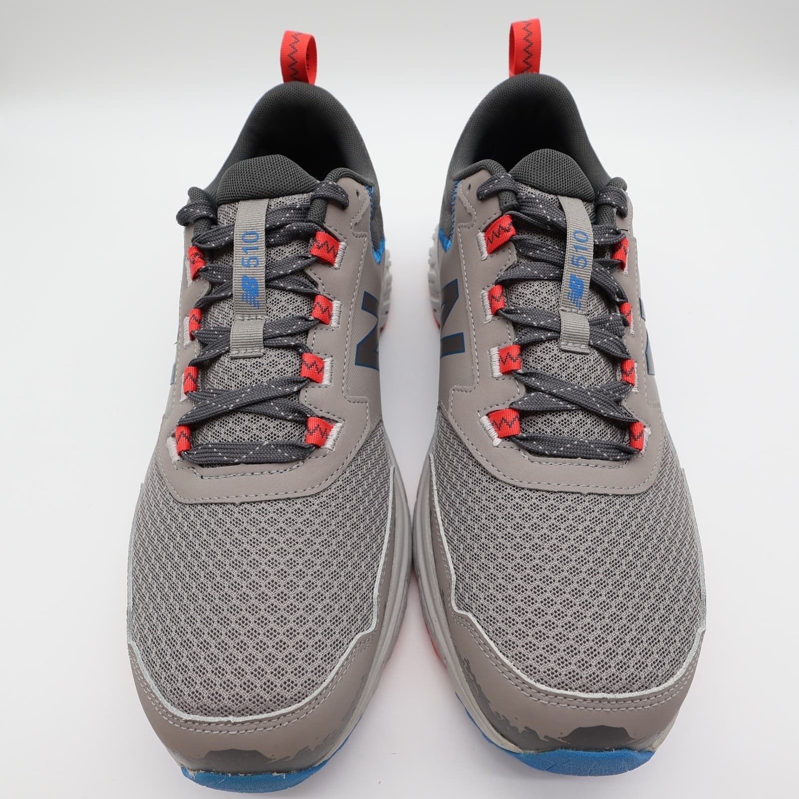 New Balance 510v5 Trail Running Shoes Mens 13 Gray Blue Orange MT510LG5 Athletic - Thumbnail 3
