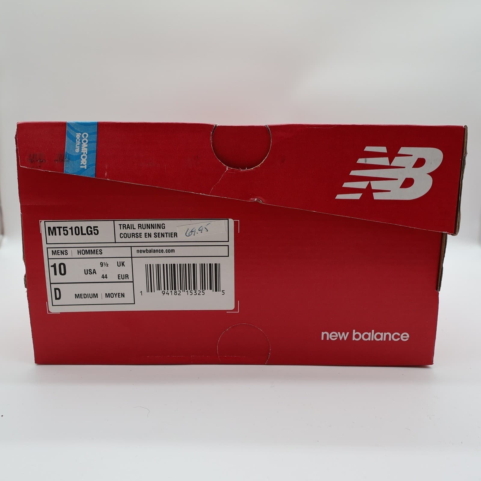 New Balance 510v5 Trail Running Shoes Mens 10 Grey MT510LG5 All Terrain - Thumbnail 7