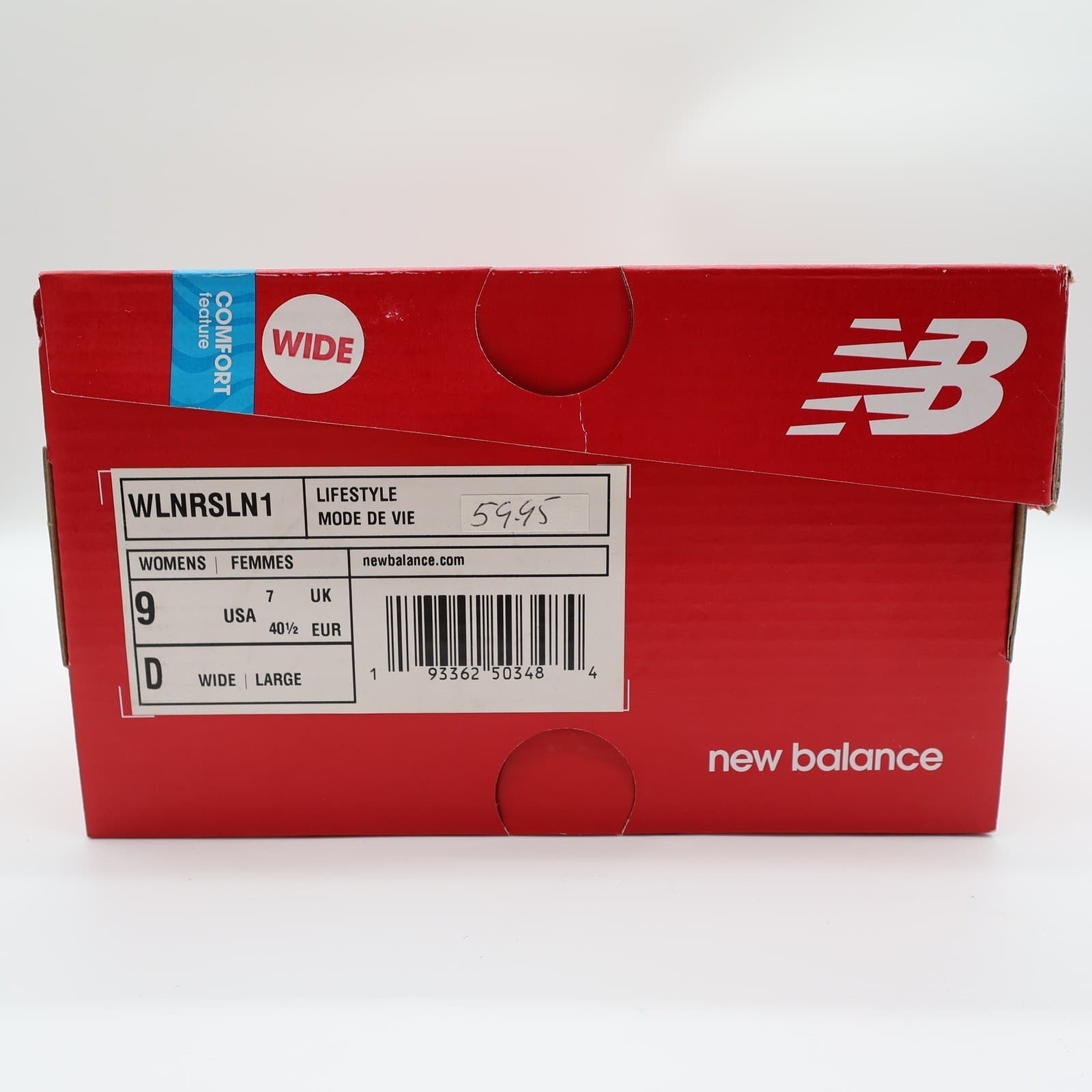 New Balance FuelCore Nergize Running Shoes Womens 9 Wide Navy Blue WLNRSLN1 Mesh - Thumbnail 7