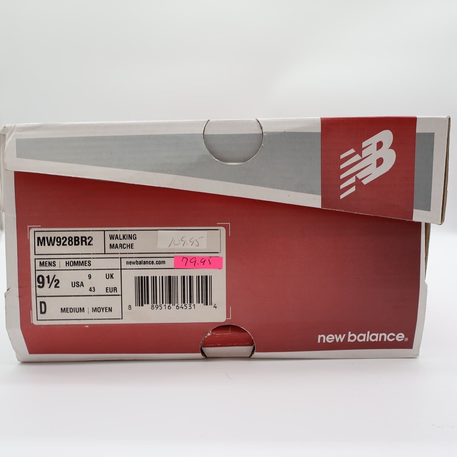 New Balance 928v2 Walking Shoes Mens 9.5 Brown Leather MW928BR2 Motion Control - Thumbnail 9