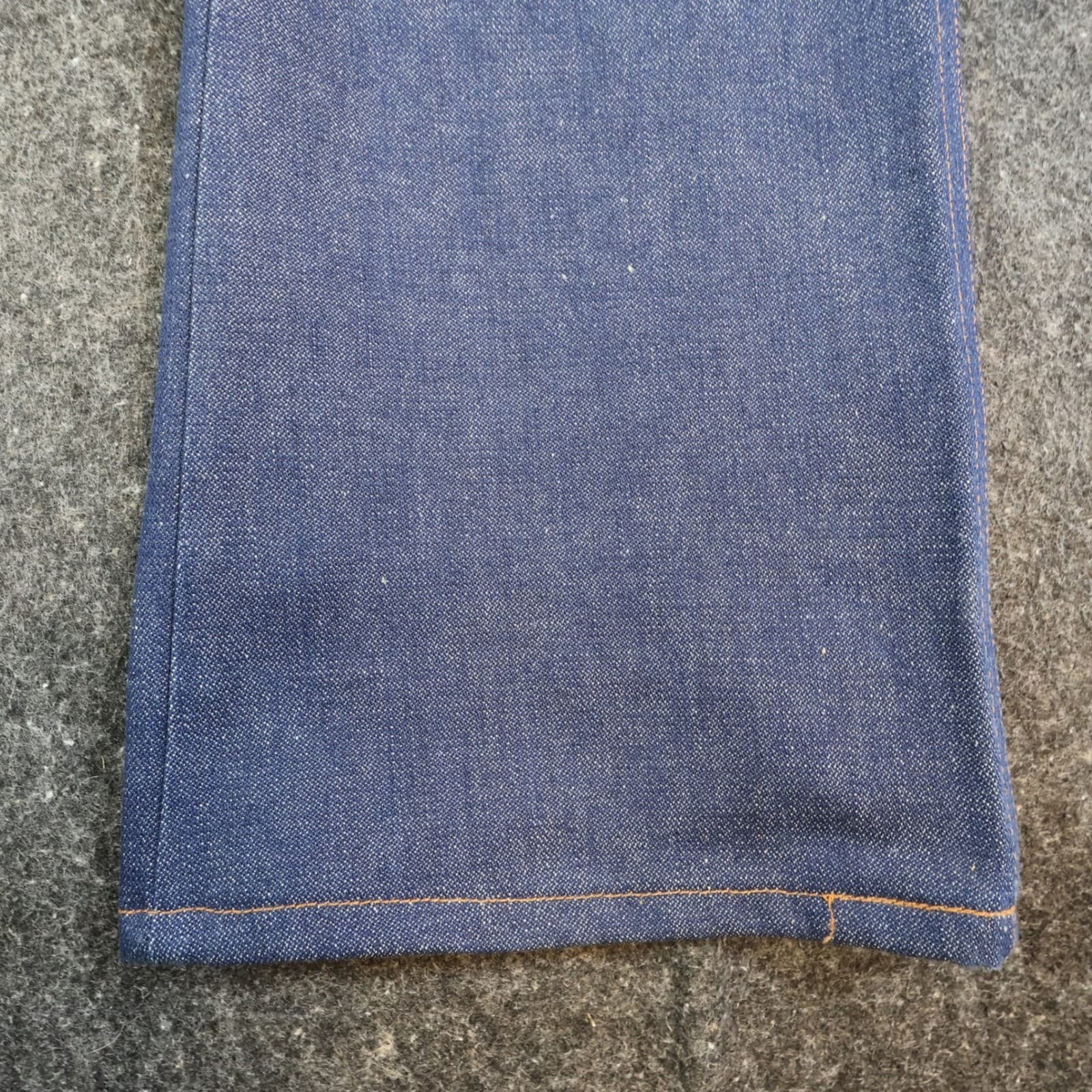 Maverick Jeans Mens 33x34 Blue Cotton Flare Full Cut Vintage 70s 80s NOS USA - Thumbnail 13