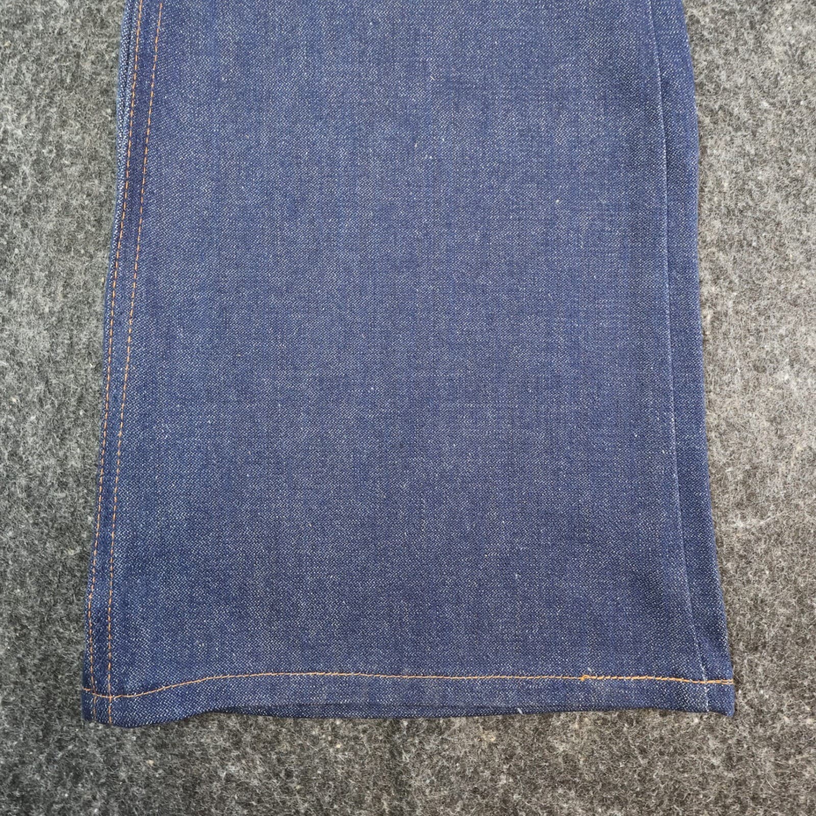 Maverick Jeans Mens 33x34 Blue Cotton Vintage 70s Flare Leg New Old Stock USA - Thumbnail 13